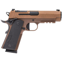 Sig Sauer 1911XCA45CXR3 1911 XCarry 45 ACP 8rd 5.75" Black DLC Coyote PVD Optic Ready Stainless Steel Slide Coyote PVD Black G10 Grip