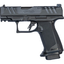 Walther Arms 4796064 PDP F-Series Pro 9mm Luger 10+1 3.50" Black Steel Barrel, Black Serrated/Optic Ready Steel Slide, Black Polymer Frame w/Picatinny Rail, Medium Backstrap Grip