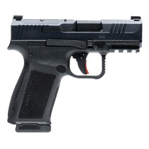Canik HG7884N Mete MC9L Sub-Compact Frame 9mm Luger 10+1 3.18" Black Nitride Steel Barrel, Black Nitride Serrated Steel Slide, Black Polymer Frame w/Picatinny Rail, Black Polymer Grip