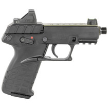 Kel-Tec P17GRNBLKOPTIC P17 22 LR 16+1 3.80" w/Optic & Holster Green/Black