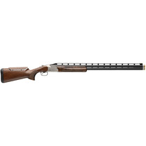 Browning 0183254002 Citori 825 Trap 12 Gauge Break Open 2.75" 2rd 32" Polished Blued Over/Under Vent Rib Barrel, Silver Nitride Stainless Steel Receiver, Adjustable Comb Gloss Black Walnut Stock