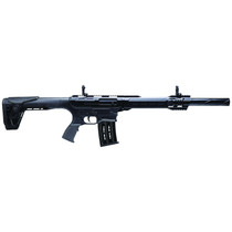 Charles Daly 930411 AR-12A 12 Gauge Semi-Auto 3" 5+1 18.50" Black Steel Barrel, Black Picatinny Rail Aluminum Receiver, Black Adj w/Pistol Grip Synthetic Stock