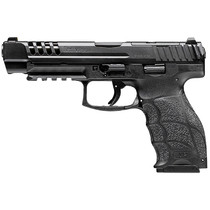 HK 81001158 VP9L 9mm Luger 10+1 5" Black Polygonal Rifled Barrel, Long/Lightening Cuts/Optic Cut Steel Slide, Polymer Frame w/Picatinny Rail, Black Interchangeable Backstrap Grip