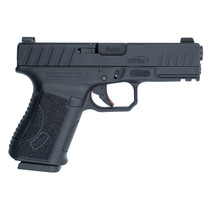 TriStar 85760 Apoc 9mm Luger 15+1 4.02" Black Steel Barrel, Black Cerakote Serrated Steel Slide & Polymer Frame w/Accessory Rail, Textured Grip