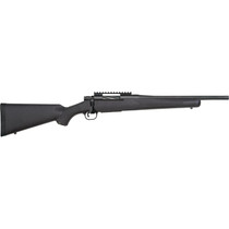 Mossberg 28228 Patriot Carbine 308 Win 5+1 18" Matte Blued Threaded Bull Barrel, Matte Blued Picatinny Rail Receiver, Black Fixed Synthetic Stock