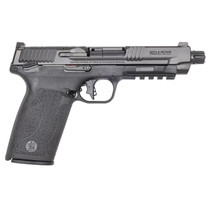 Smith & Wesson 14093 M&P 5.7 Full Size Frame 5.7x28mm 10+1 5" Black Armornite, Black Optic Ready/Serrated Stainless Steel Slide, Black Polymer Frame w/Picatinny Rail, Polymer Grip