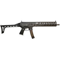 Grand Power 810091157978 Stribog SP9A3 9mm Luger 30+1 16" Black Picatinny Rail, Black Polymer Grip