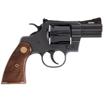 Colt Mfg PYTHONBP2WTS Python 357 Mag/38 Special 6 Shot 2.50" Blued Carbon Steel Vent Rib Barrel, Cylinder & Frame, Wood Grip, Exposed Hammer