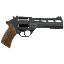 Chiappa Firearms CF340343 Rhino 60DS *CA Compliant 10mm Auto 6 Shot 6" Black Anodized Picatinny Rail/Vent Rib Barrel, Black Cylinder, Black Anodized Aluminum Frame w/Picatinny Rail, Walnut Grip