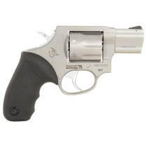 Taurus 2-817029 817 Medium 38 Special 7 Shot 2" Matte Stainless Steel Barrel, Cylinder & Frame, Black Rubber Grip, Exposed Hammer