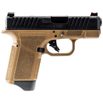 Gforce Arms GF932512FB Rapture Sub-Compact Frame 9mm Luger 12+1 3.25" Black Steel Barrel, Black Steel Optic Cut/Serrated Slide, Flat Dark Earth Cerakote Polymer Frame, Shield RMSc/RMR Footprint