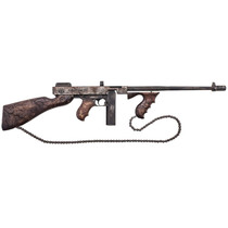 Thompson T150DC8 1927A-1 Wastelander .45 Cal 50+1 18" Finned Barrel, Aluminum Receiver, Fixed Stock