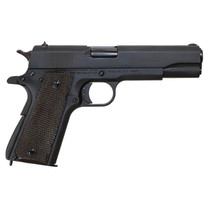 Standard Mfg 1911 Government Full Size Frame 45 ACP 7+1 5" Black Steel Barrel, Black Parkerized Steel Serrated Slide, Black Parkerized Steel Frame w/Beavertail, Textured Grip