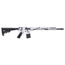 Great Lakes Firearms GL15223PSNO AR-15 223 Wylde 30+1 16" Black Nitride Threaded Barrel, Pursuit Snow Cerakote Aluminum Receiver w/Picatinny Rail, M-LOK Handguard, Black Polymer Stock, Mil-Spec Grip