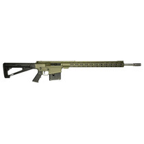 Great Lakes Firearms AR-10 30-06 Springfield 5+1 24" Stainless Threaded Barrel, OD Green Cerakote Aluminum Receiver w/Picatinny Rail, Hogue Fixed Black Polymer Stock, Mil-Spec Grip