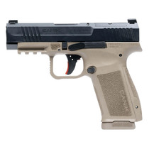 Canik HG7885CABD-N Mete MC9LS *CA Compliant 9mm Luger 10+1 3.63" Black Steel Barrel, Black Nitride Steel Serrated Slide, Flat Dark Earth Polymer Frame w/Picatinny Rail, Interchangeable Backstrap Grip