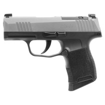 Sig Sauer 3659SXR3P P365X Micro-Compact Frame 9mm Luger 10+1 3.10" Steel Barrel, Stainless Steel Optic Ready/Serrated Slide, Black Stainless Steel Frame w/Accessory Rail, Polymer Grip