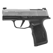 Sig Sauer 365X9SXR3P P365X Micro-Compact Frame 9mm Luger 12+1 3.10" Steel Barrel, Stainless Steel Optic Ready/Serrated Slide, Black Stainless Steel Frame w/Accessory Rail, Polymer Grip
