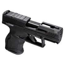 Taurus 1-TX22331-5X10 TX22 Compact Frame 22 LR 10+1 3.60" Black Non-Threaded Barrel, Black Serrated Slide, Black Polymer Frame w/Picatinny Rail, 5 Mags