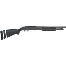 Mossberg 50799 590A1 12 Gauge Pump 3" 6+1 18.50" Black Parkerized Heavy Walled Barrel, M-LOK Forend, Black Parkerized Steel Drilled & Tapped Receiver, Fixed Black Synthetic Stock, Cylinder Bore Choke