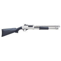 Citadel FRMN2020SYN Mariner Full Size 20 Gauge Pump 3" 4+1 18.50" Nickel Finished Heat Shield Barrel, Nickel Finished Aluminum Receiver w/Picatinny Rail, Black Fixed Synthetic Stock