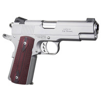 Ed Brown EC18SS45 1911 Executive Commander 45 ACP 4.25" Stainless Steel Barrel, Serrated Slide & Frame, Right Hand