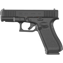 Glock PV4550201 G45 V Crossover 9mm Luger 10+1 4.02" Black GMB Barrel, Black nDLC Steel Serrated Slide, Black Polymer Frame w/Accessory Rail, Textured polymer Grip, Ambidextrous