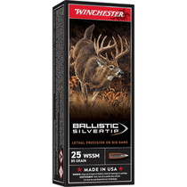 Winchester Ammo SBST25WSS Ballistic Silvertip 25WSSM 85gr Fragmenting Polymer Tip 20 Per Box/10 Case