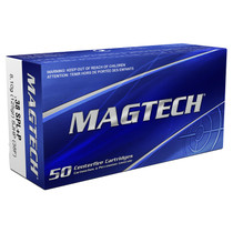 Magtech 38F Range/Training 38Special+P 125gr Semi Jacketed Hollow Point 50 Per Box/20 Case