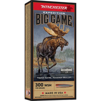 Winchester Ammo S300SLR Expedition Big Game Long Range 300WSM 190gr Nosler AccuBond Long Range 20 Per Box/10 Case