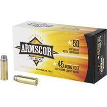 Armscor FAC45LC1N USA 45Colt 255gr Lead 50 Per Box/8 Case