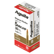 Aguila 1B222405 5mm Rem Mag 30gr Semi Jacketed Hollow Point 50 Per Box/20 Case