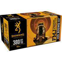Browning Ammo B191803804 FMJ Value Pack 380ACP 95gr Full Metal Jacket 100 Per Box/5 Case
