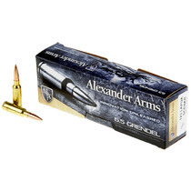 Alexander Arms AG123LSBOX Lapua Scenar 6.5Grendel 123gr Boat Tail Open Tip Match 20 Per Box/10 Case
