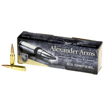 Alexander Arms AG129SSTBOX SST 6.5Grendel 129gr Hornady Super Shot Ballistic Tip 20 Per Box/10 Case