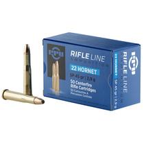 PPU PP22H Standard Rifle 22Hornet 45gr Soft Point 50 Per Box/20 Case