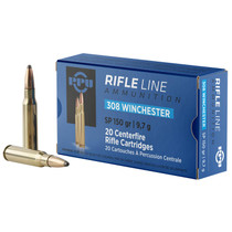 PPU PP3081 Standard Rifle 308Win 150gr Soft Point 20 Per Box/10 Case