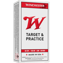 Winchester Ammo Q4196 USA 38Special 150gr Lead Round Nose 20 Per Box/10 Case