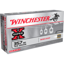 Winchester Ammo WC357SIG Super X 357Sig 125gr Winclean Brass Enclosed Base 50 Per Box/10 Case