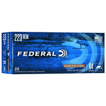 Federal 223L Power-Shok 223Rem 64gr Jacketed Soft Point 20 Per Box/10 Case