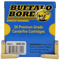Buffalo Bore Ammunition 36B20 Heavy Strictly Business 32H&R Mag +P 130gr Hard Cast 20 Per Box/12 Case