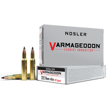 Nosler 65135 Varmageddon 222Rem 40gr Flat Base Tipped 20 Per Box/20 Case