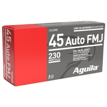 Aguila 1E452110 45ACP 230gr Full Metal Jacket 50 Per Box/20 Case
