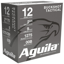Aguila 1CHB1320 Buckshot 12Gauge 2.75" 00Buck Shot 25 Per Box/10 Case