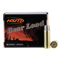 HSM 44M15N20 Bear Load 44 Rem Mag 305 gr Wide Flat Nose 20 Per Box/ 20 Case