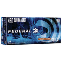 Federal 450BMB Power-Shok 450Bushmaster 300gr Jacketed Soft Point 20 Per Box/10 Case