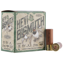 HEVI-Shot HS14706 HEVI-Bismuth 12Gauge 2.75" 1 1/4oz Bismuth 6Shot 25 Per Box/10 Case