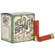 HEVI-Shot HS18704 HEVI-Bismuth 28Gauge 2.75" 1oz Bismuth 4Shot 25 Per Box/10 Case