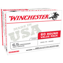 Winchester Ammo USA65CMVP USA Ready 6.5Creedmoor 125gr Open Tip 60 Per Box/4 Case *Value Pack