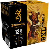 Browning Ammo B193511235 BXD Upland 12Gauge 3" 1 5/8oz 5Shot 25 Per Box/10 Case